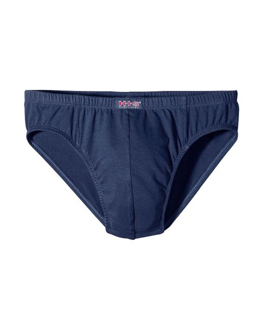 H.i.s. Basic Slips (10 Stück) in Blue für Herren
