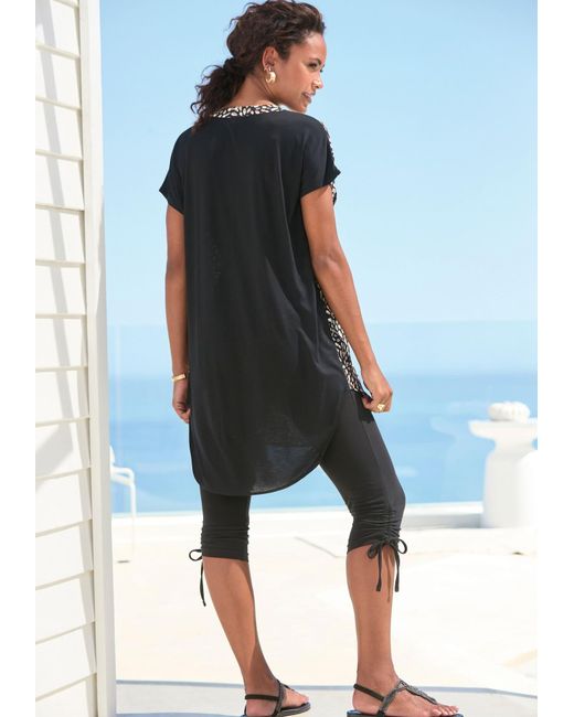 Beachtime by Lascana Black Bluse