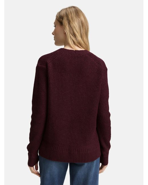 Tom Tailor Purple Pullover