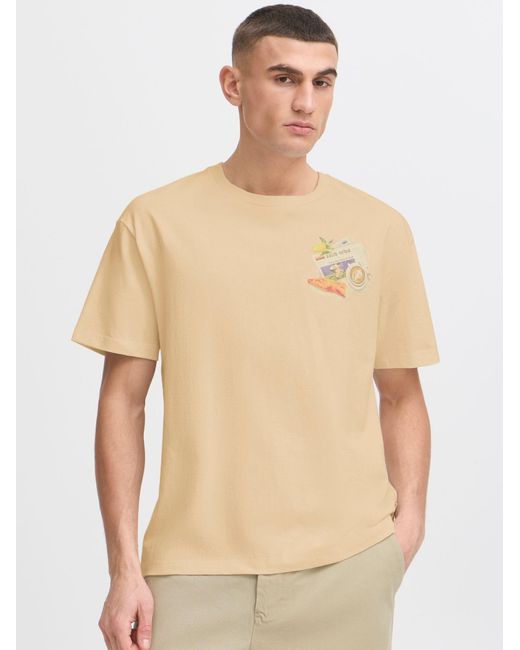 Solid Rundhalsshirt Sdpavan in White für Herren