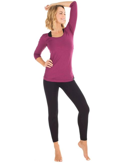 Winshape Purple Funktionsshirt 'Ws4'