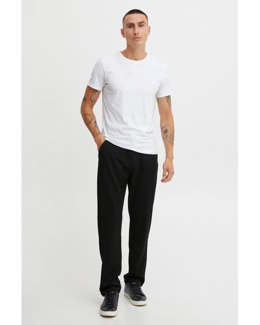 Solid Chinohose 'frederic' in Black für Herren