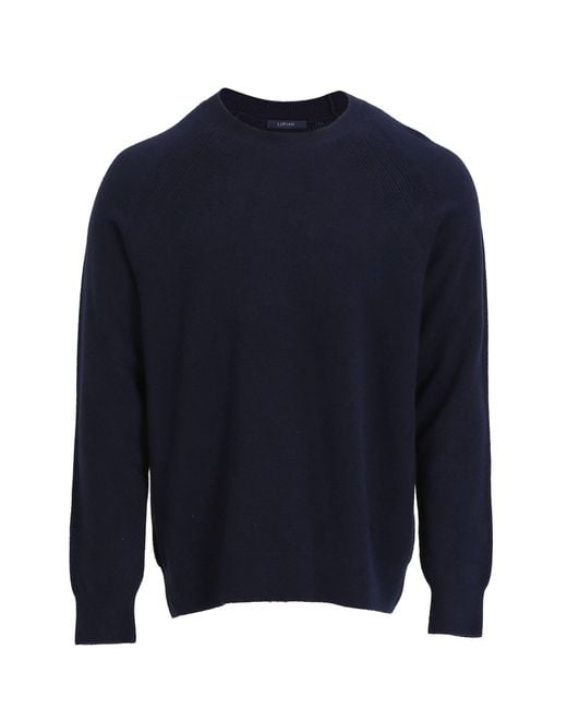 Lufian Pullover Moon in Blue für Herren