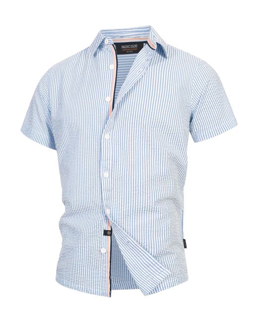 INDICODE Hemd Maribo in Blue für Herren