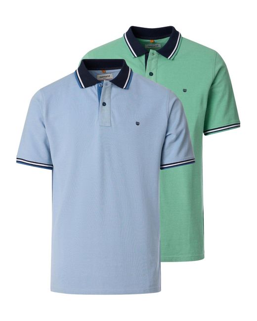 Redmond Shirt Basic in Blue für Herren