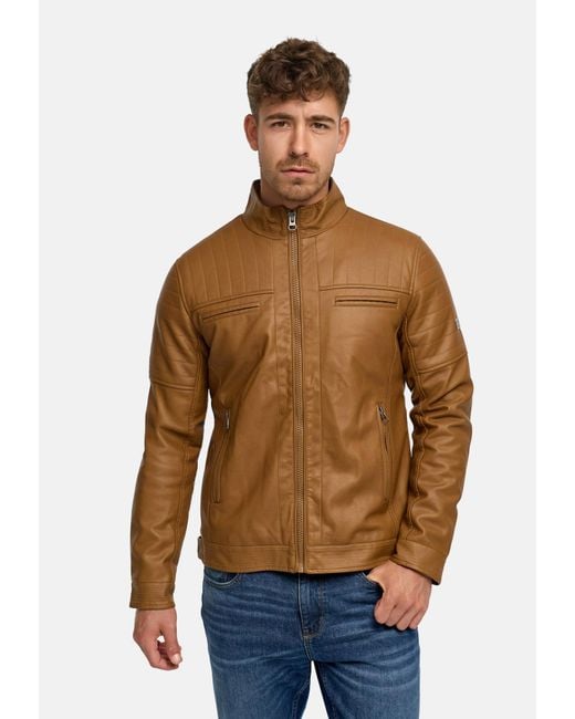 INDICODE Jacke Brook in Brown für Herren