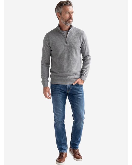 Redmond Pullover Basic in Gray für Herren