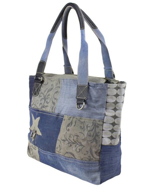 Sunsa Blue Shopper