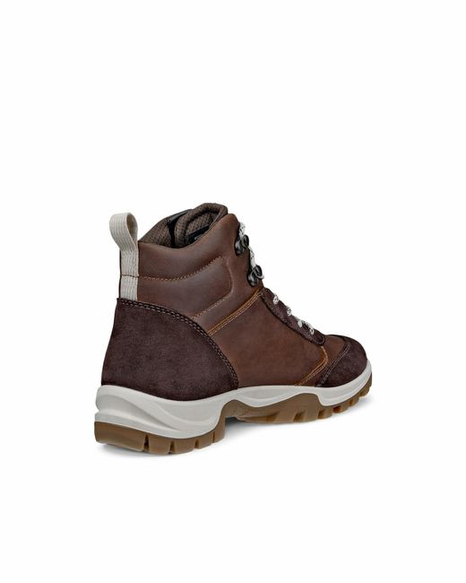 Ecco Brown Schnürstiefelette
