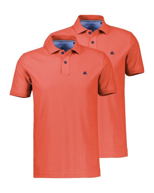 Lerros Shirt Basic in Orange für Herren