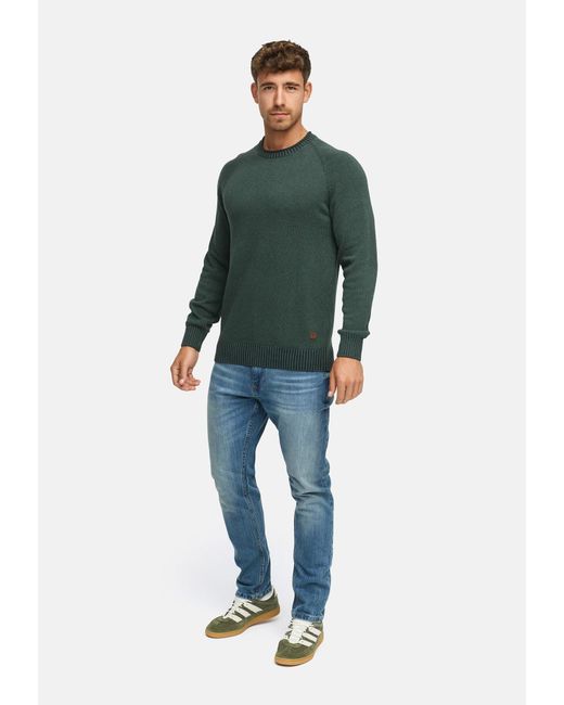 INDICODE Pullover Massum in Green für Herren