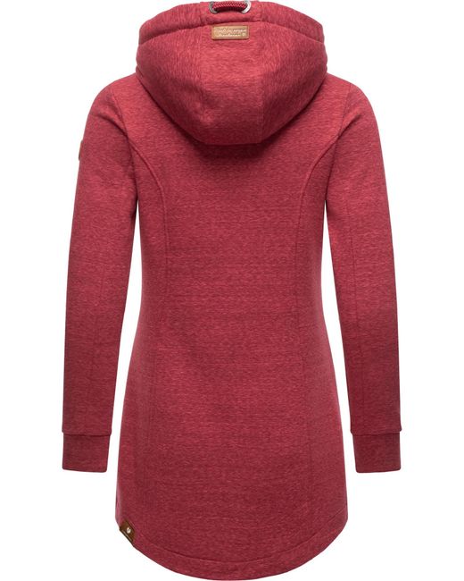 Ragwear Red Sweatjacke 'Letty'