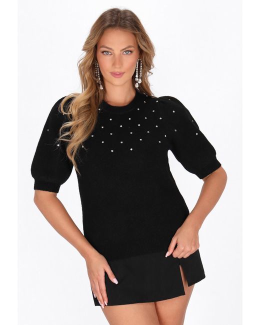 faina Black Pullover