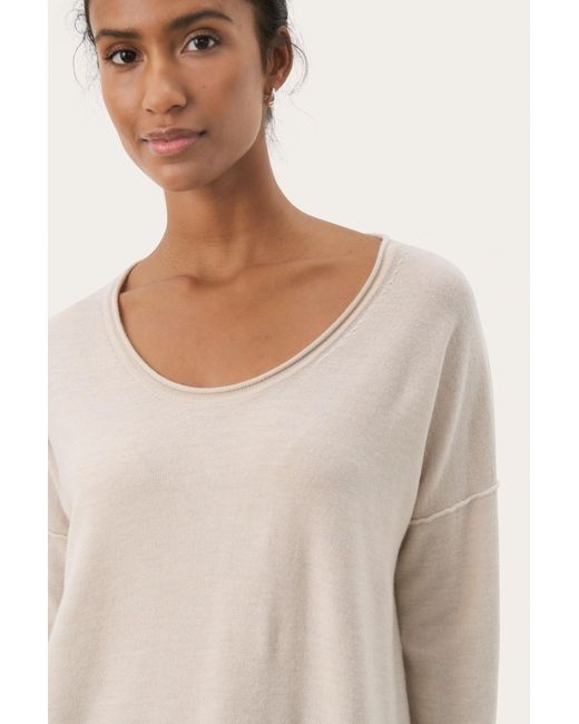 Part Two White Pullover Nourapw