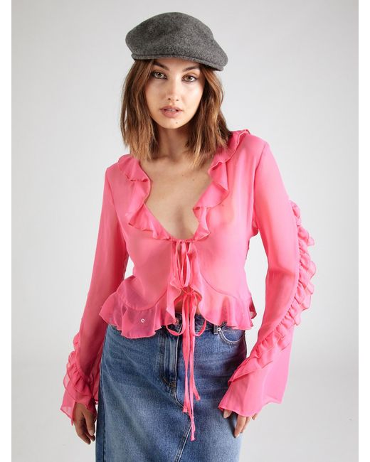 ABOUT YOU x Emili Sindlev Pink Bluse Doro
