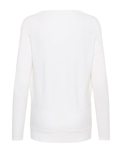 My Essential Wardrobe White Pullover Polly