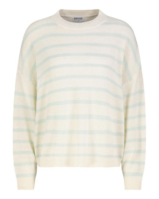 Sublevel White Pullover