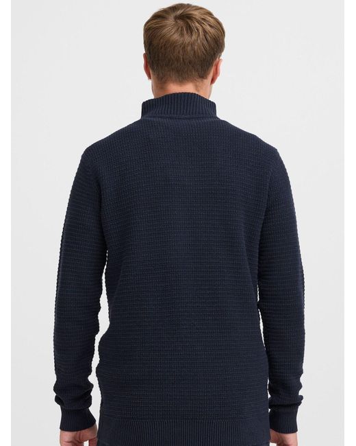 Solid Pullover Reco in Blue für Herren