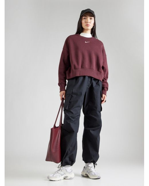 Nike Red Sweatshirt Phoenix Fleece