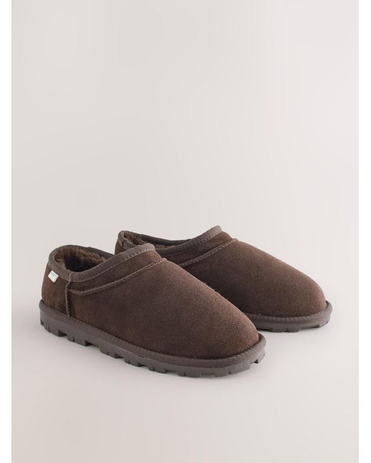 Next Brown Hausschuh