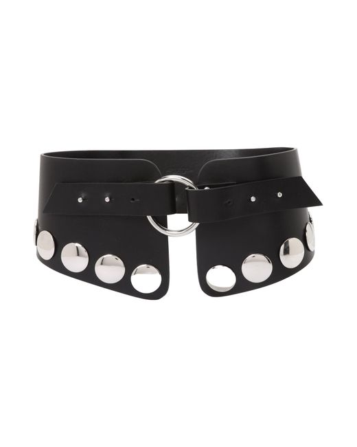 IRO Black Gürtel Mona Rivets