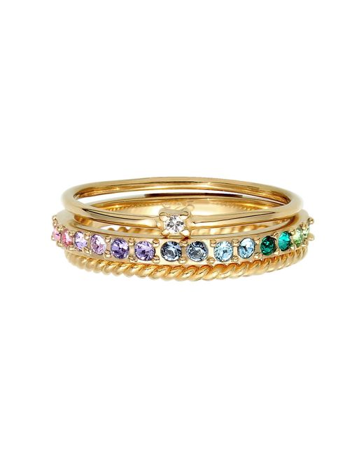 Elli Jewelry Metallic Ring 'regenbogen