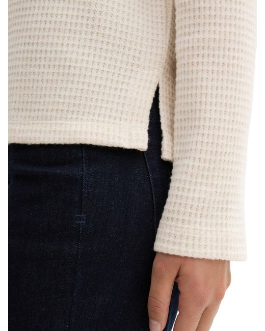 Tom Tailor White Pullover