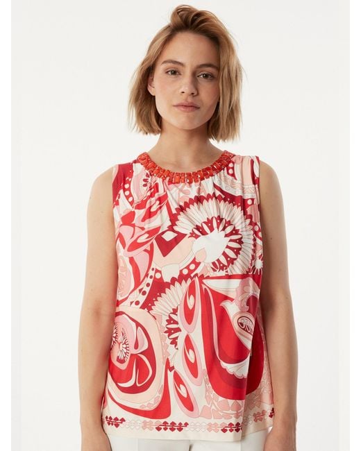 Ana Alcazar Red Top 'Zinusa'