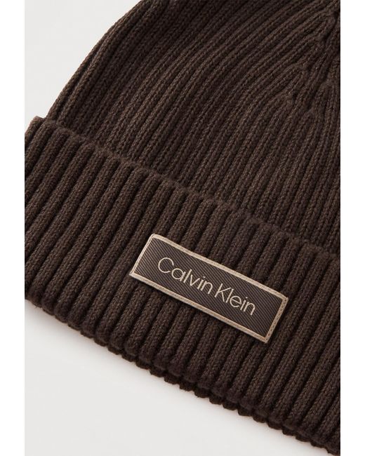 Calvin Klein Mütze in Brown für Herren