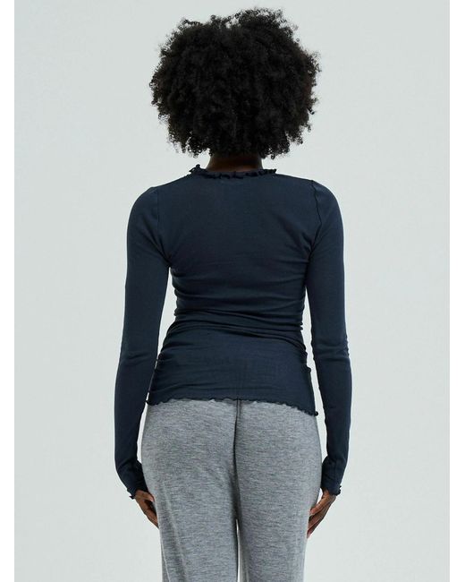 Seamless Basic Blue Shirt Romance
