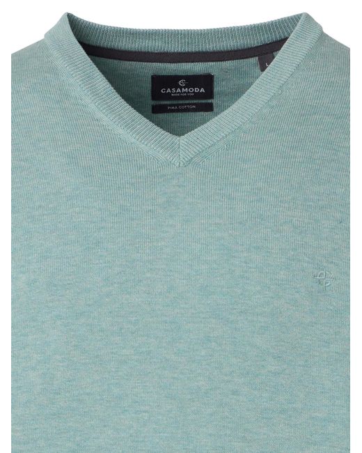 CASA MODA Pullover Basic in Green für Herren