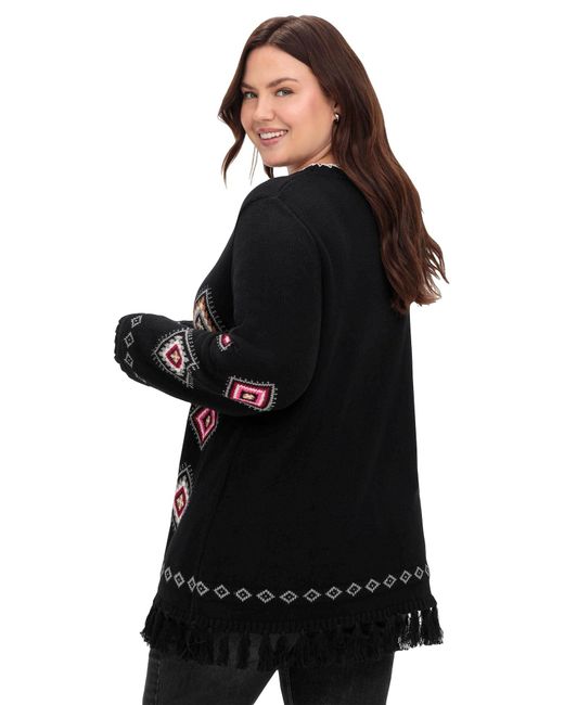 Sheego Black Pullover