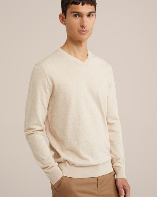 WE Fashion Pullover in White für Herren