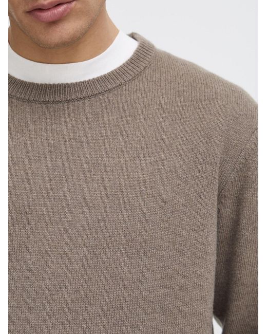 Solid Strickpullover Sdrick in Gray für Herren
