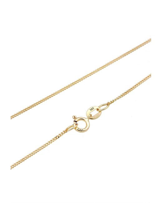 Elli Premium Metallic Kette Luck