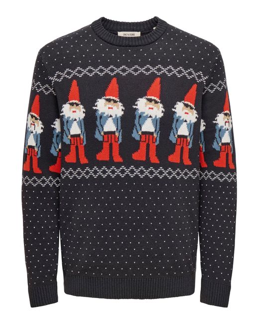 Only & Sons Pullover Onsx-Max in Gray für Herren