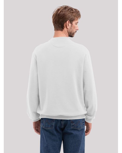 F4NT4STIC Sweatshirt Deck Chair Club Knut Und Jan in White für Herren