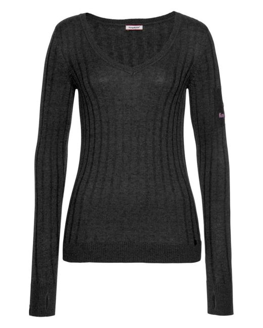 Kangaroos Black Pullover