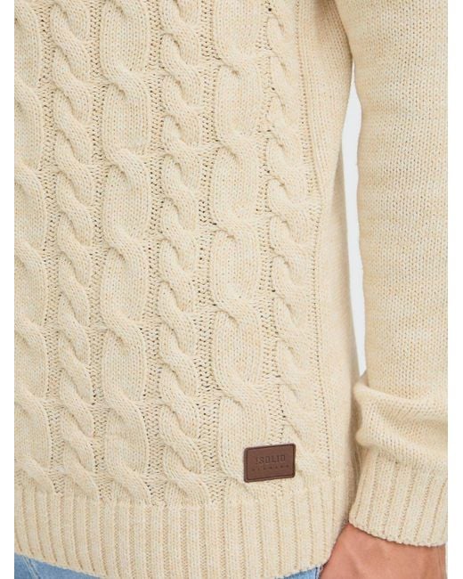 Solid Pullover Sdrino in White für Herren