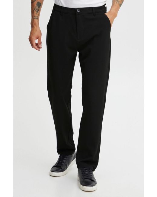 Solid Chinohose 'frederic' in Black für Herren
