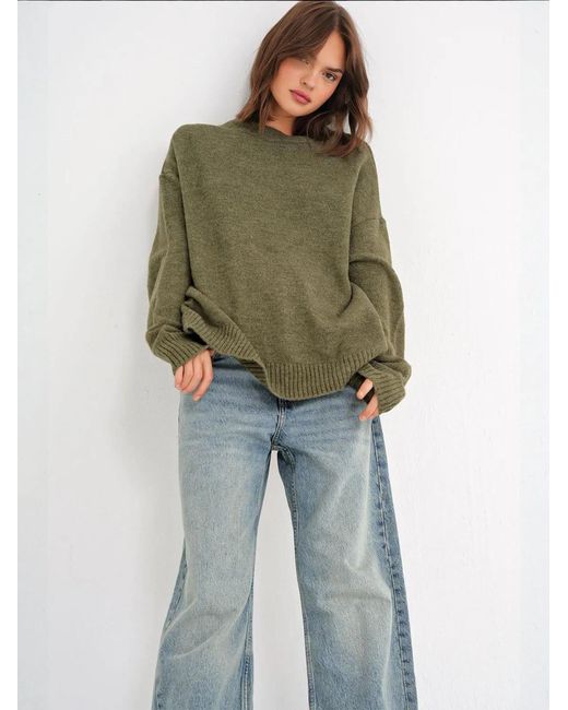 MixRay Green Pullover