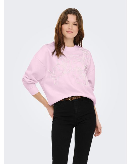 Jdy Pink Sweatshirt Canoa