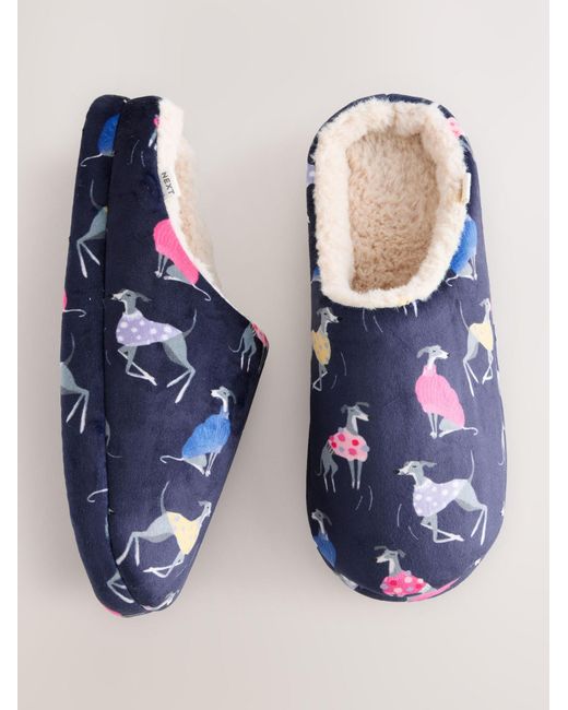 Next Blue Hausschuh
