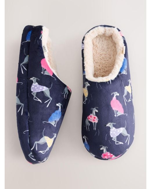Next Blue Hausschuh