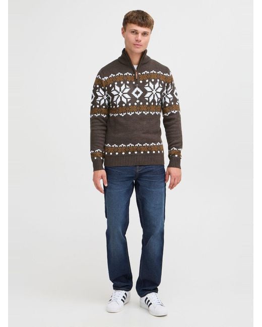 Solid Pullover Norwin in Gray für Herren