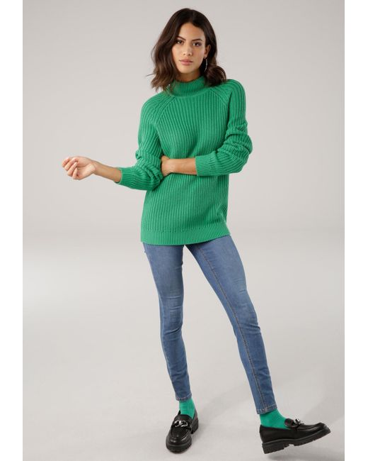 Laura Scott Green Pullover