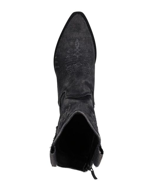 VAN HILL Black Cowboystiefel 'Rosalind'