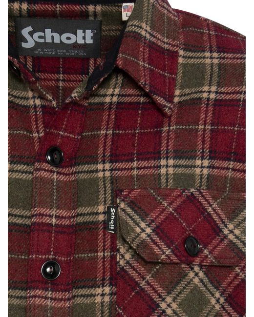 Schott Nyc Jacke in Red für Herren