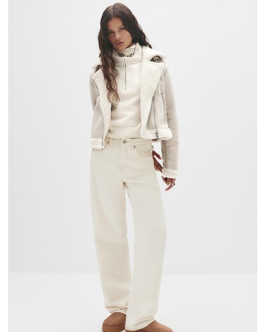 Pull&Bear White Jacke