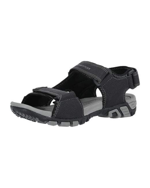 Whistles Black Sandale Tegale